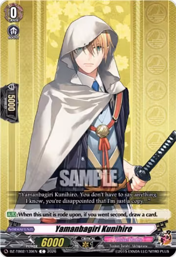 Yamanbagiri Kunihiro (DZ-TB02/139EN), DZ-TB02: Touken Ranbu Online — Vanguard card price