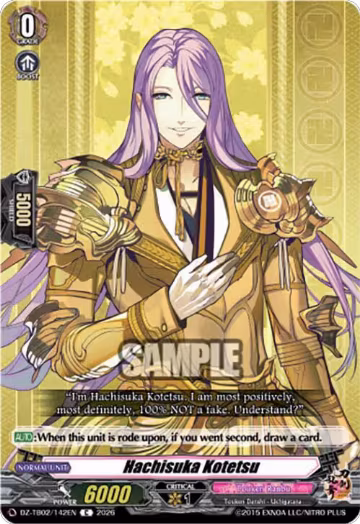 Hachisuka Kotetsu (DZ-TB02/142EN), DZ-TB02: Touken Ranbu Online — Vanguard card price