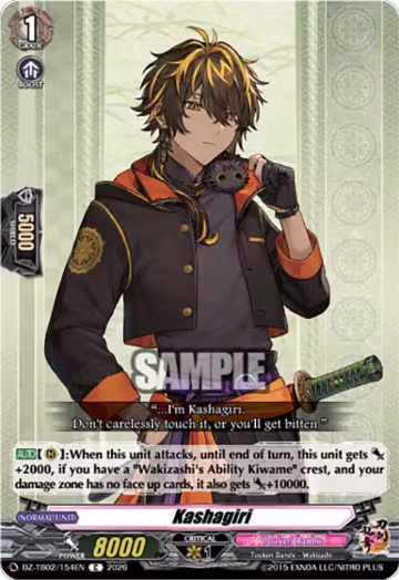 Kashagiri (DZ-TB02/154EN), DZ-TB02: Touken Ranbu Online — Vanguard card price