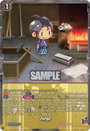 Forge (DZ-TB02/T01EN), DZ-TB02: Touken Ranbu Online — Vanguard card price