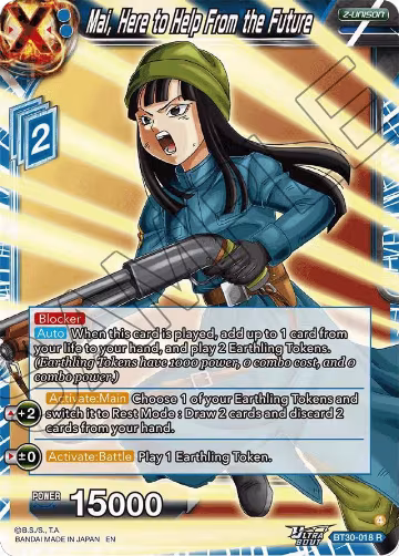 Mai, Here to Help From the Future (BT30-018), Three Glorious Fighters — DB Super card price