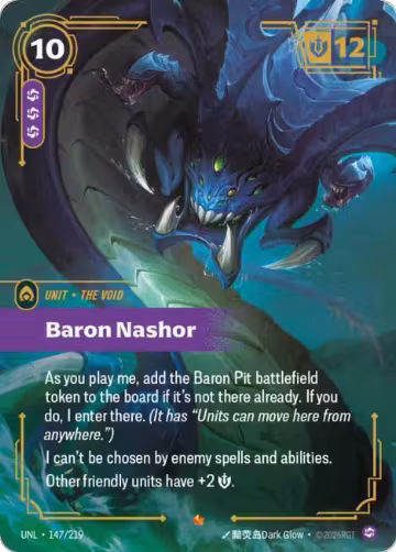 Baron Nashor (147/219), Unleashed — Riftbound card price