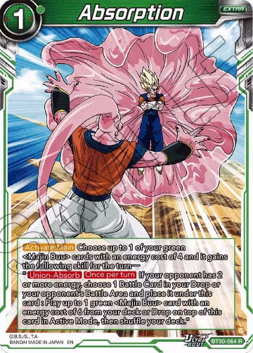 Absorption (BT30-064), Three Glorious Fighters — DB Super card price