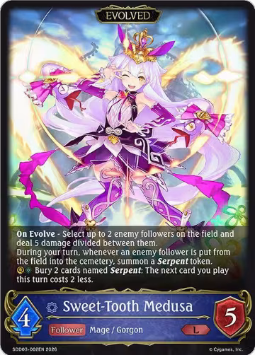 Sweet-Tooth Medusa (Evolved) (SDD03-002EN) — card price