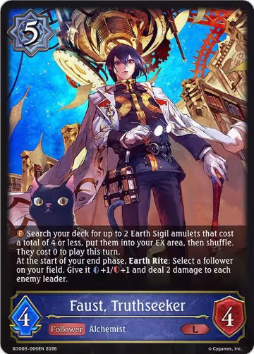 Faust, Truthseeker (SDD03-005EN) — card price