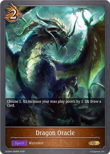 Dragon Oracle (SDD04-009EN), Showdown Deck: Dragoncraft — Shadowverse card price
