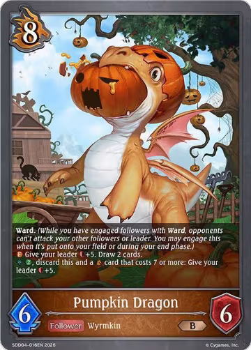 Pumpkin Dragon (SDD04-016EN), Showdown Deck: Dragoncraft — Shadowverse card price