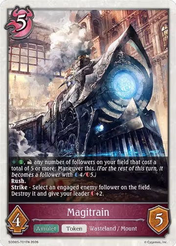 Magitrain (SDD05-T01EN), Showdown Deck: Abysscraft — Shadowverse card price