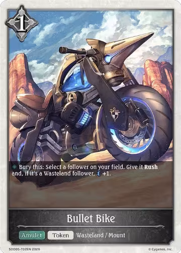 Bullet Bike (SDD05-T02EN), Showdown Deck: Abysscraft — Shadowverse card price