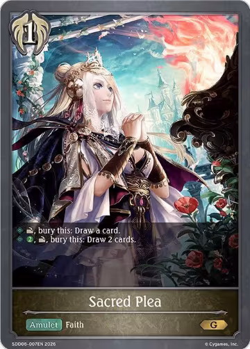 Sacred Plea (SDD06-007EN), Showdown Deck: Havencraft — Shadowverse card price