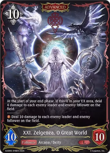XXI. Zelgenea, O Great World (SDD06-016EN), Showdown Deck: Havencraft — Shadowverse card price