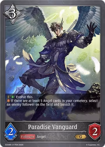 Paradise Vanguard (SDD06-017EN), Showdown Deck: Havencraft — Shadowverse card price