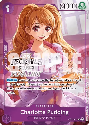 Charlotte Pudding (Regionals Finalist Card Set 26-27) (OP12-071), One Piece Promotion Cards — One Piece card price