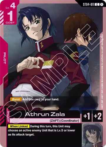 Athrun Zala (ST04-011), Starter Deck 09: Destiny Ignition — Gundam card price
