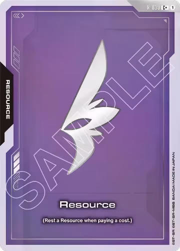 Resource (R-030) (C+) (R-030), Starter Deck 09: Destiny Ignition — Gundam card price