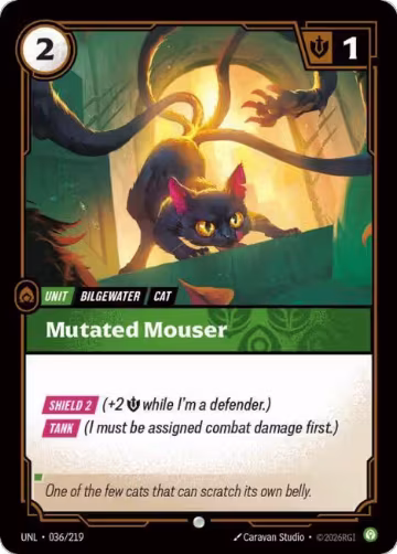 Mutated Mouser (036/219), Unleashed — Riftbound card price