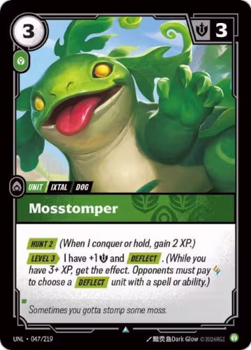 Mosstomper (047/219), Unleashed — Riftbound card price