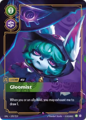 Vex, Gloomist (193/219), Unleashed — Riftbound card price