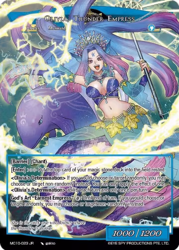 Olivia Thunder Empress (MC10-023 JR), Memoria Collection 10 — Force of Will card price