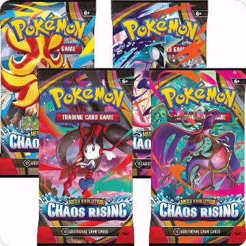 Chaos Rising Booster Pack Art Bundle [Set of 4], Chaos Rising — Pokémon sealed product price