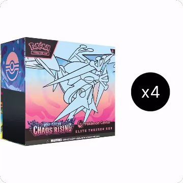 Chaos Rising Pokemon Center Elite Trainer Box Case, Chaos Rising — Pokémon sealed product price