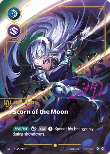 Diana, Scorn of the Moon (Signature) (234*/219) — card price