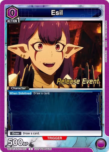 Esil (007) (UE17BT/SLG-1-007), SOLO LEVELING Release Event Cards — Union Arena card price
