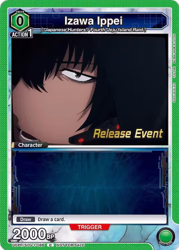Izawa Ippei (UE17BT/SLG-1-066), SOLO LEVELING Release Event Cards — Union Arena card price