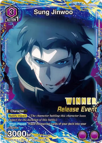 Sung Jinwoo (016) (Release Event Winner) (UE17BT/SLG-1-016) — card price