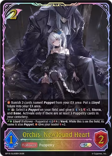Orchis, Newfound Heart (SL) (BP16-SL03EN), New World Genesis — Shadowverse card price
