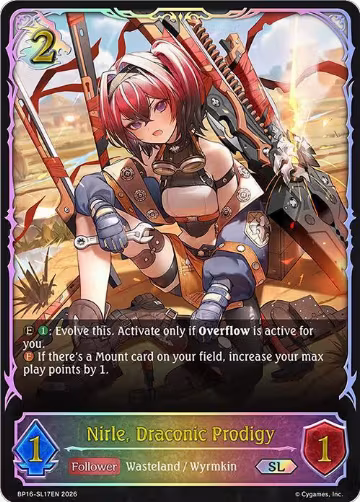 Nirle, Draconic Prodigy (SL) (BP16-SL17EN), New World Genesis — Shadowverse card price