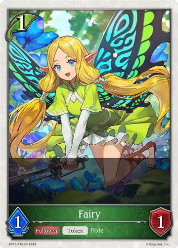 Fairy (BP16-T10EN), New World Genesis — Shadowverse card price