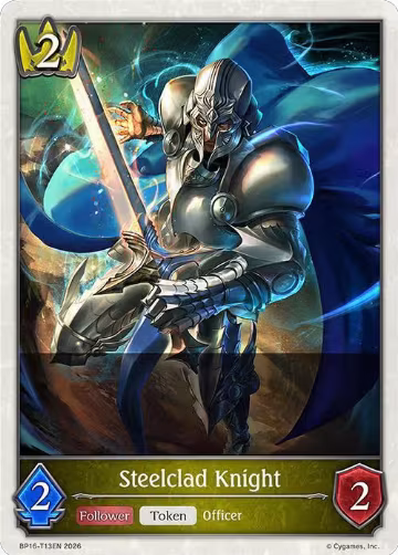 Steelclad Knight (BP16-T13EN), New World Genesis — Shadowverse card price