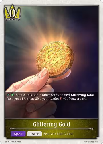 Glittering Gold (BP16-T15EN), New World Genesis — Shadowverse card price