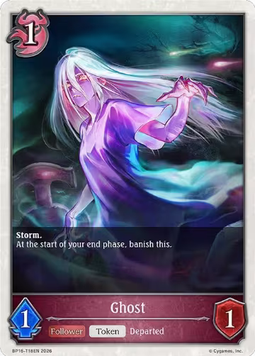 Ghost (BP16-T18EN), New World Genesis — Shadowverse card price
