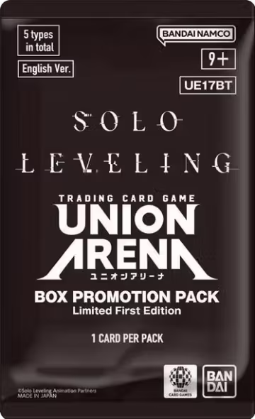 SOLO LEVELING - Box Promotion Pack, SOLO LEVELING — Union Arena sealed product price