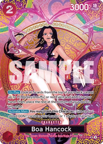 Boa Hancock (SP) (OP12-014) — card price