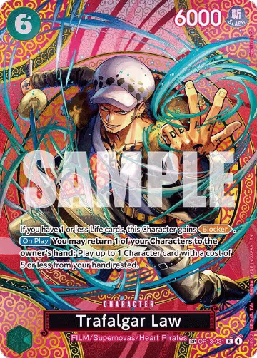 Trafalgar Law (SP) (OP13-031), Adventure on Kami's Island — One Piece card price