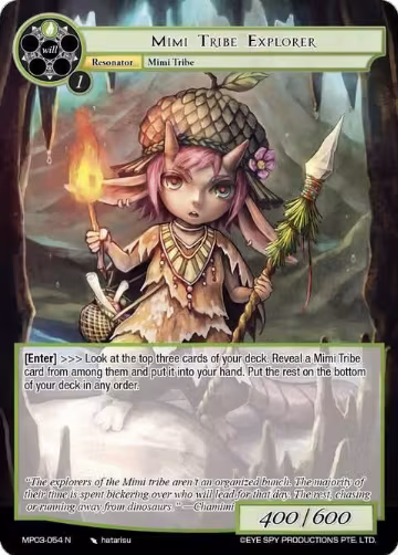 Mimi Tribe Explorer (MP03-054 N), Masterpiece Collection 03 "Dimensional Hope" — Force of Will card price