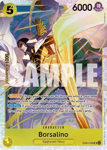 Borsalino (EB04-058), Adventure on Kami's Island — One Piece card price