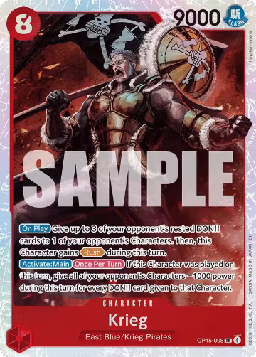 Krieg (OP15-008) (OP15-008), Adventure on Kami's Island — One Piece card price