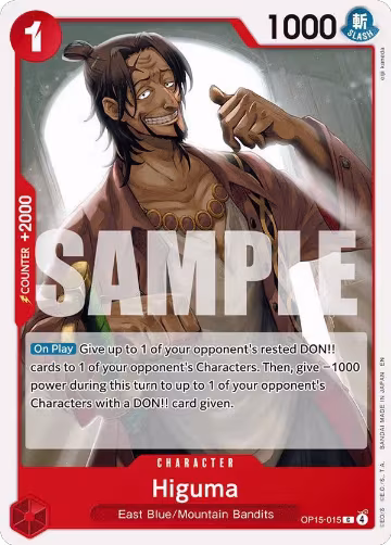 Higuma (OP15-015), Adventure on Kami's Island — One Piece card price