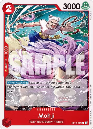 Mohji (OP15-018), Adventure on Kami's Island — One Piece card price