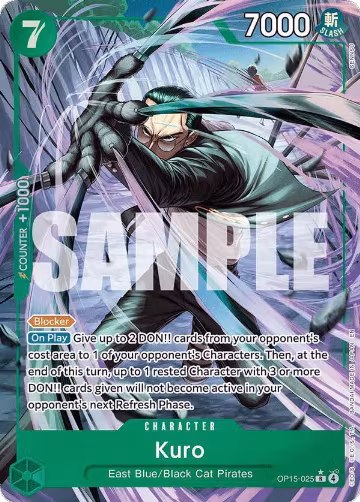 Kuro (Alternate Art) (OP15-025), Adventure on Kami's Island — One Piece card price