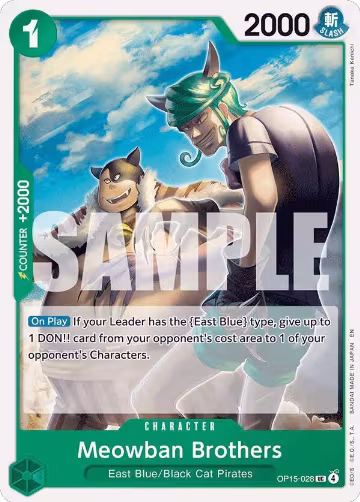 Meowban Brothers (OP15-028), Adventure on Kami's Island — One Piece card price