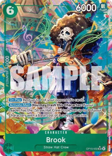 Brook (OP15-032) (Alternate Art) (OP15-032), Adventure on Kami's Island — One Piece card price