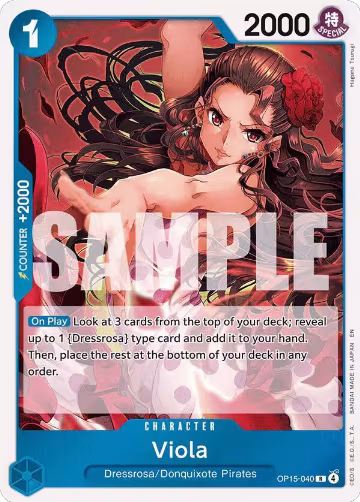 Viola (OP15-040), Adventure on Kami's Island — One Piece card price