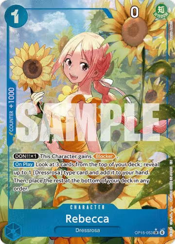 Rebecca (OP15-053) (Alternate Art) (OP15-053), Adventure on Kami's Island — One Piece card price