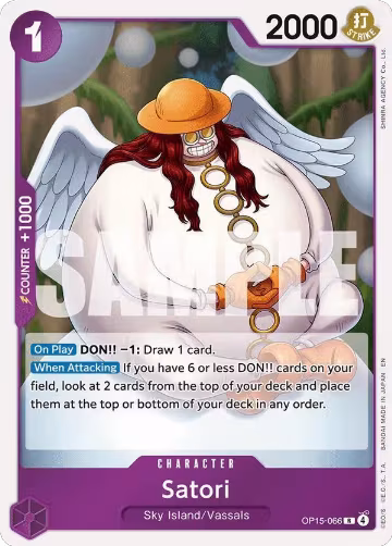 Satori (OP15-066), Adventure on Kami's Island — One Piece card price