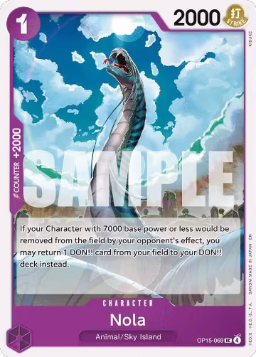 Nola (OP15-069), Adventure on Kami's Island — One Piece card price